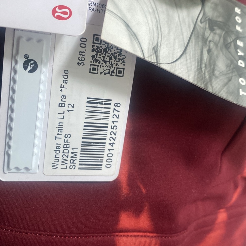 (A11) Lululemon Wunder Train Longline Bra Fade *Medium Support, C/D Cup, NWT - Picture 6 of 6